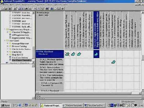 Использование Rational Requisite Pro